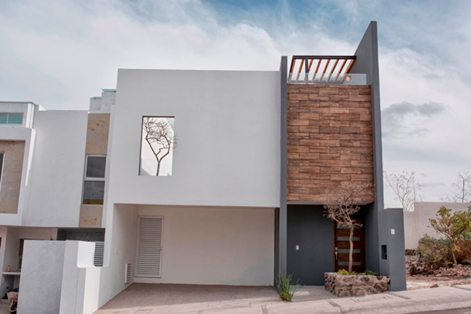 Casa Pitahayas 64, Zibatá, El Marqués, Querétaro, JF ARQUITECTOS JF ARQUITECTOS Minimalist houses