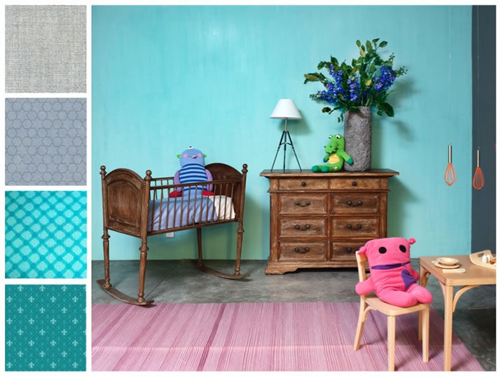 Paletas de color, MARIANGEL COGHLAN MARIANGEL COGHLAN Rustic style nursery/kids room