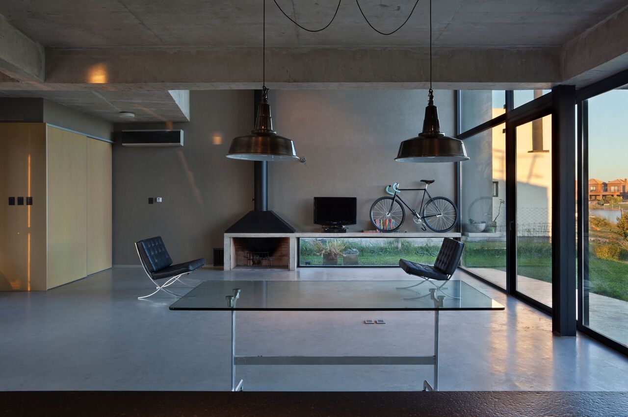 Casa en San Marco, Ruben Valdemarin Arquitecto Ruben Valdemarin Arquitecto 모던스타일 거실