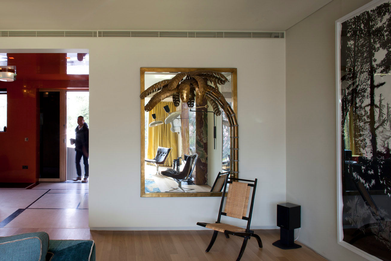 West London house, Viewport Studio Viewport Studio Eclectic style corridor, hallway & stairs