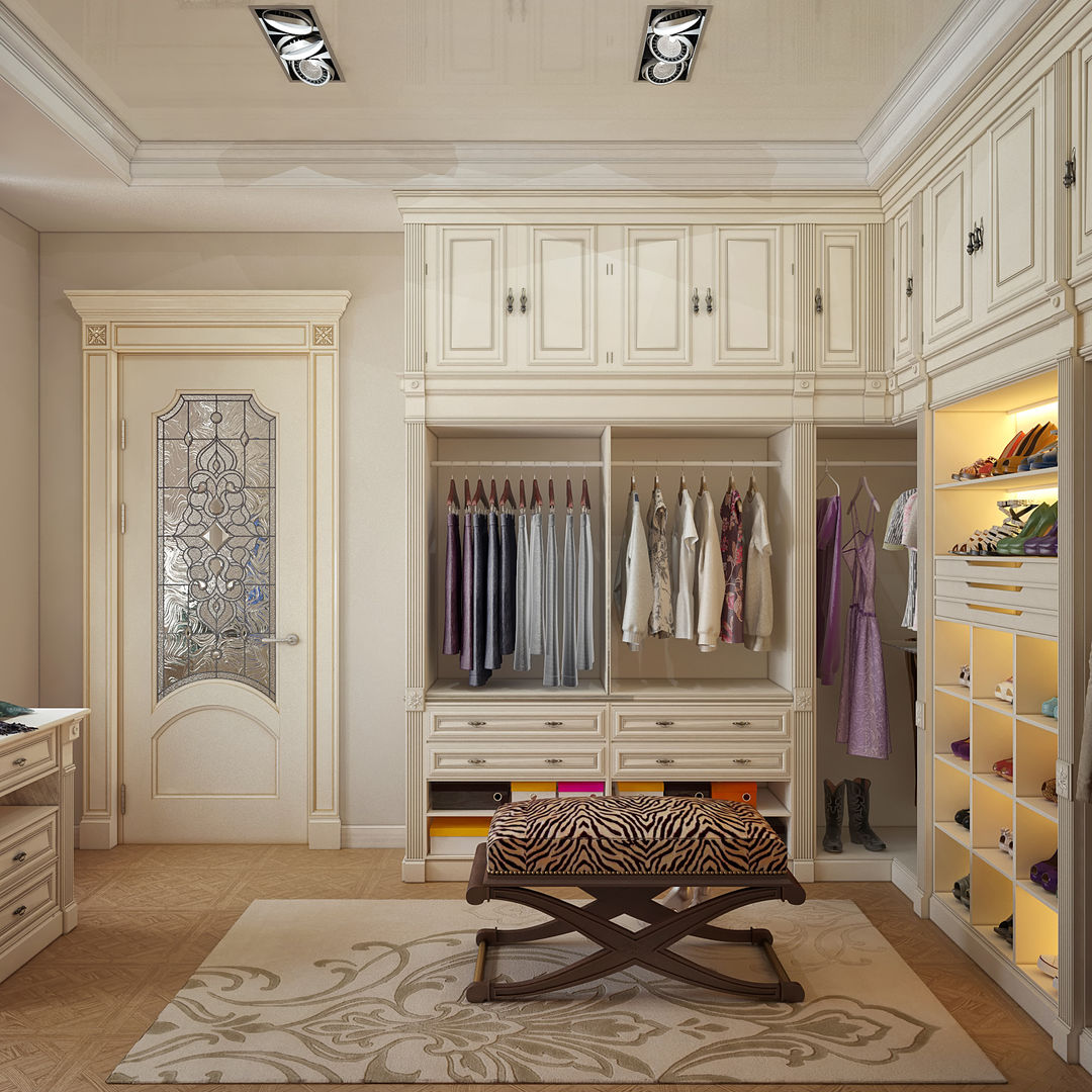 Гардеробная для девушки, Sweet Home Design Sweet Home Design Modern dressing room