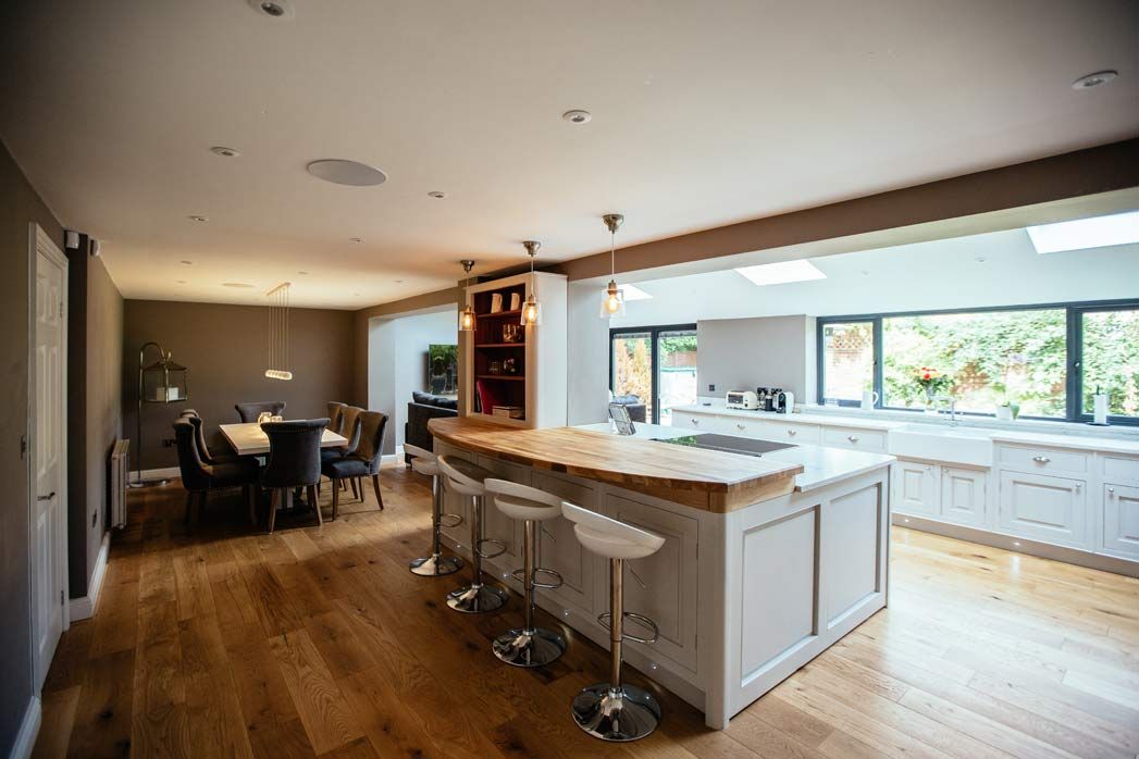 Open Plan Kitchen Dining Area PARKdesigned Architects Dapur Modern