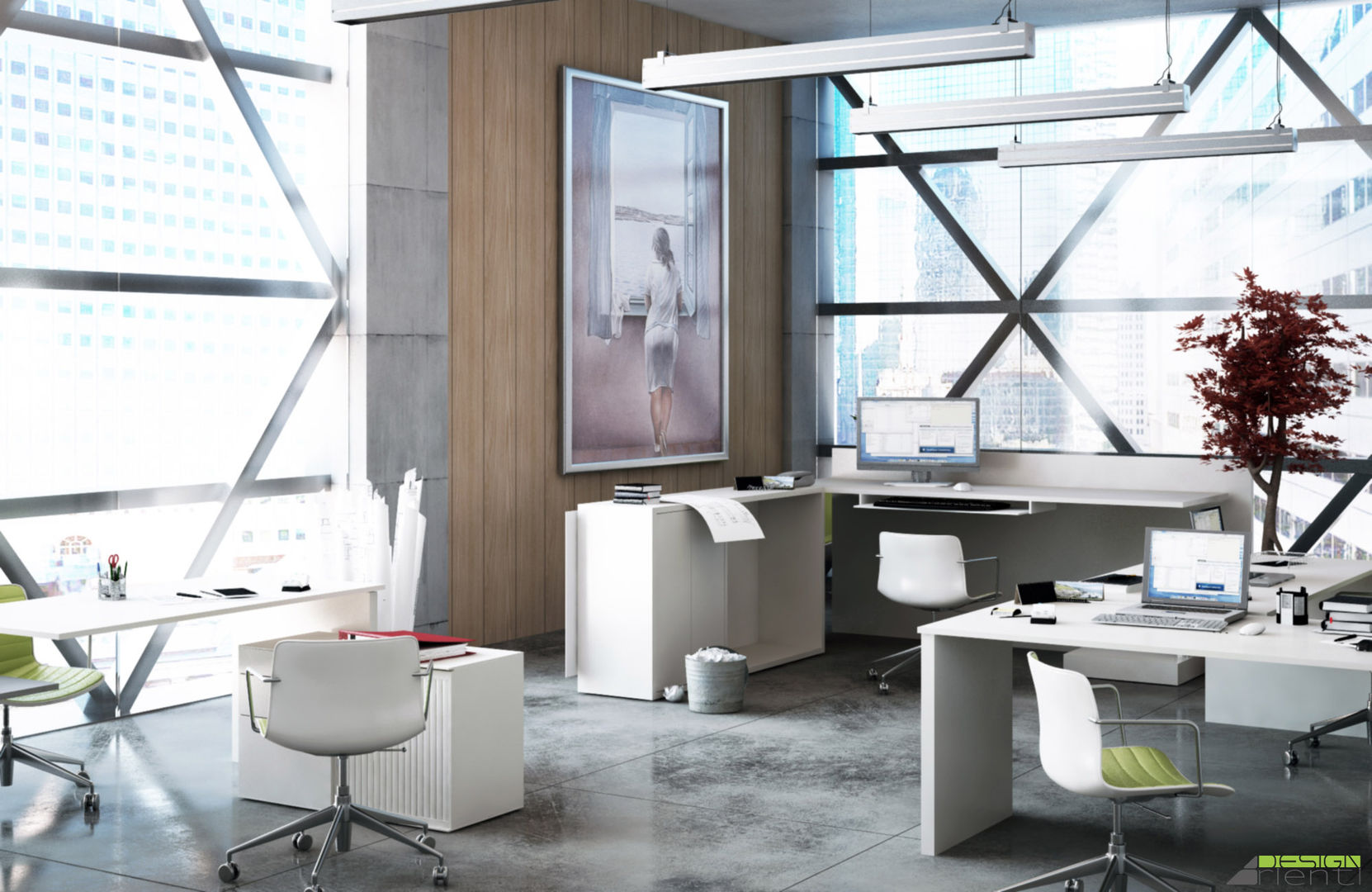 Luce e ampi spazi per un ambiente lavorativo migliore, Arienti Design Arienti Design 상업공간 회사