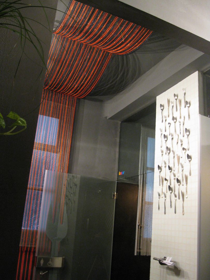 Bathroom "Somos lo que comemos", Simona Garufi Simona Garufi حمام Textiles & accessories