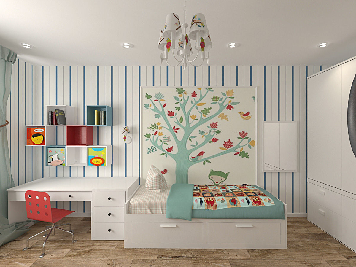 light, студия Виталии Романовской студия Виталии Романовской Nursery/kid’s room