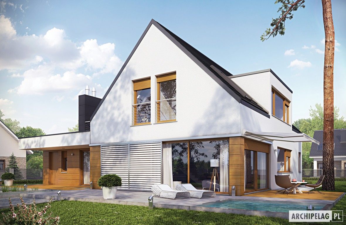 Projekt domu Neo G1 ENERGO , Pracownia Projektowa ARCHIPELAG Pracownia Projektowa ARCHIPELAG Modern home
