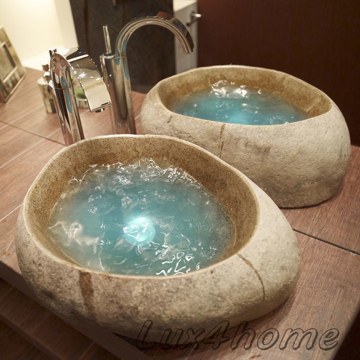 Stone sink homify Bagno moderno Pietra Lavabi