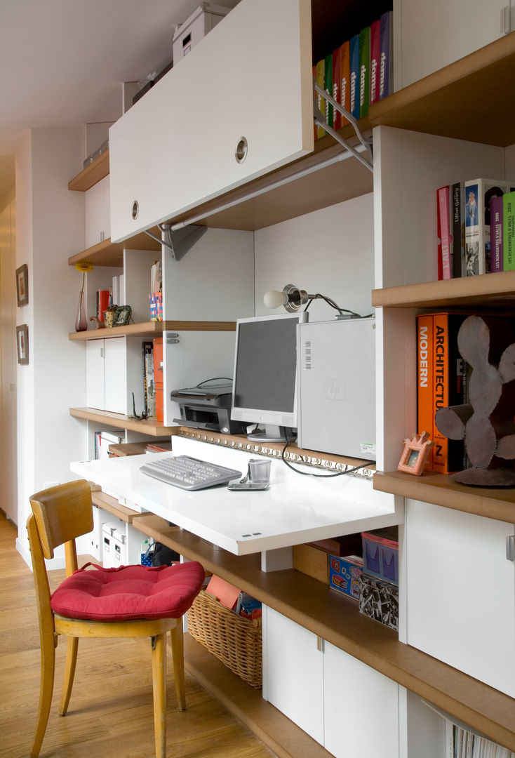 LEC DIY Étagère Livre Bureau Bibliothèque Etagère de Rangement