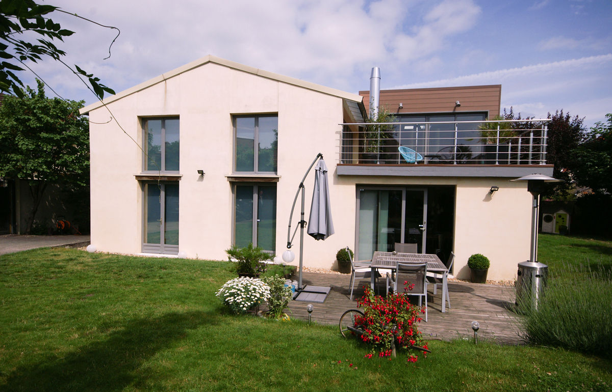 Extension d’une maison à Colombes, 200m² , ATELIER FB ATELIER FB Modern houses