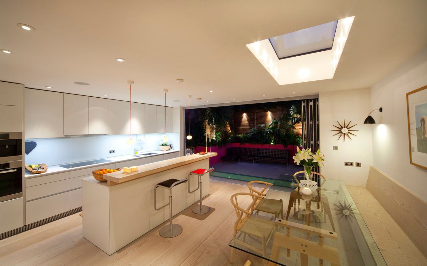 Kitchen Rear Extension Gullaksen Architects Scandinavian style kitchen