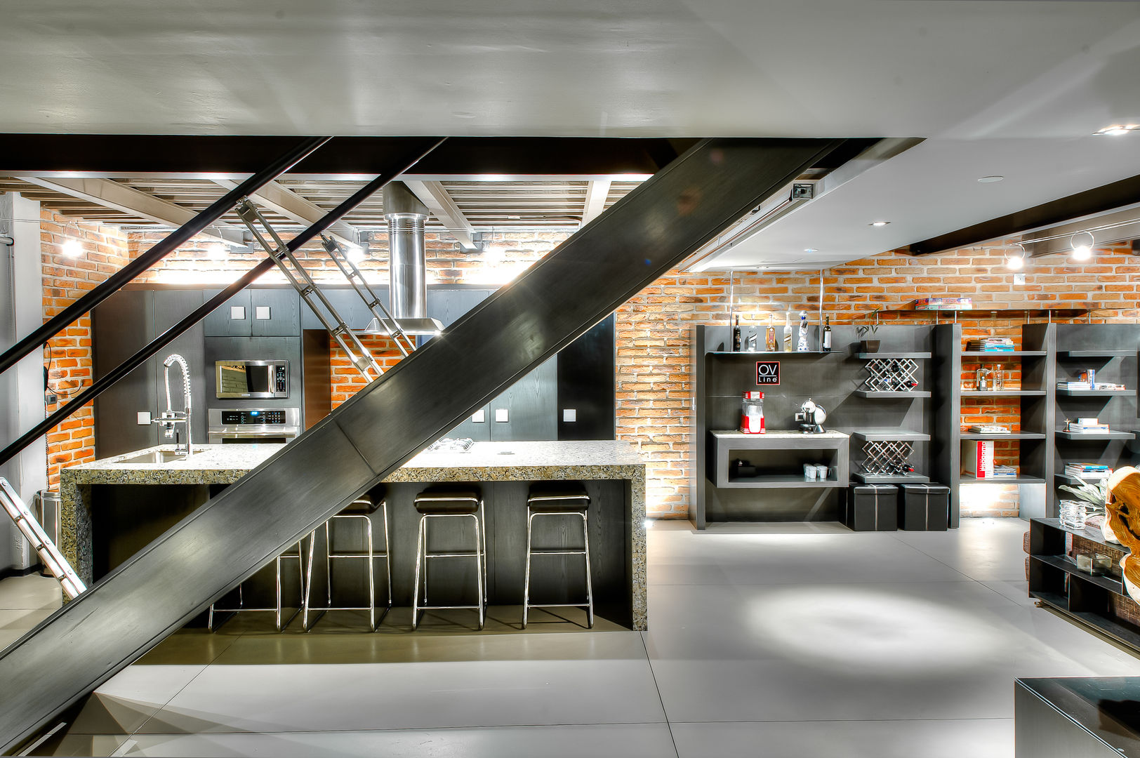 Casa Bugambilia, Con Contenedores S.A. de C.V. Con Contenedores S.A. de C.V. Industrial style kitchen Tables & chairs