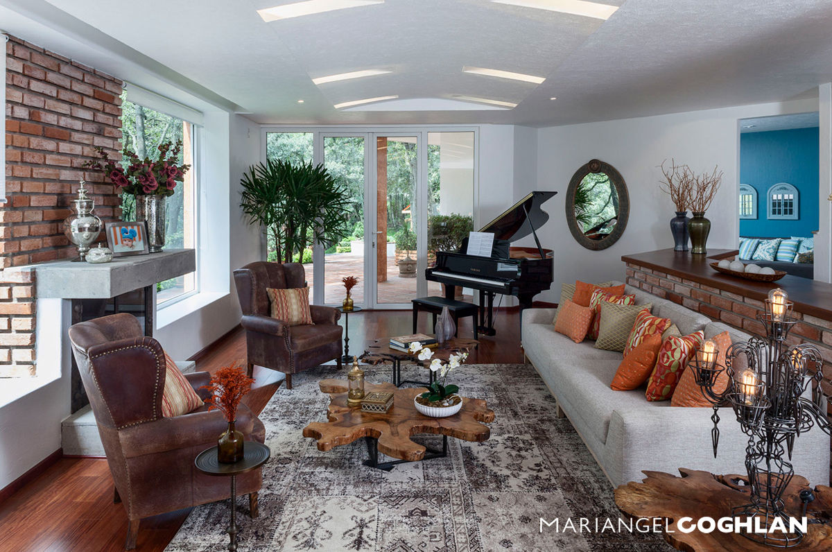 Valle Escondido, MARIANGEL COGHLAN MARIANGEL COGHLAN Moderne Wohnzimmer