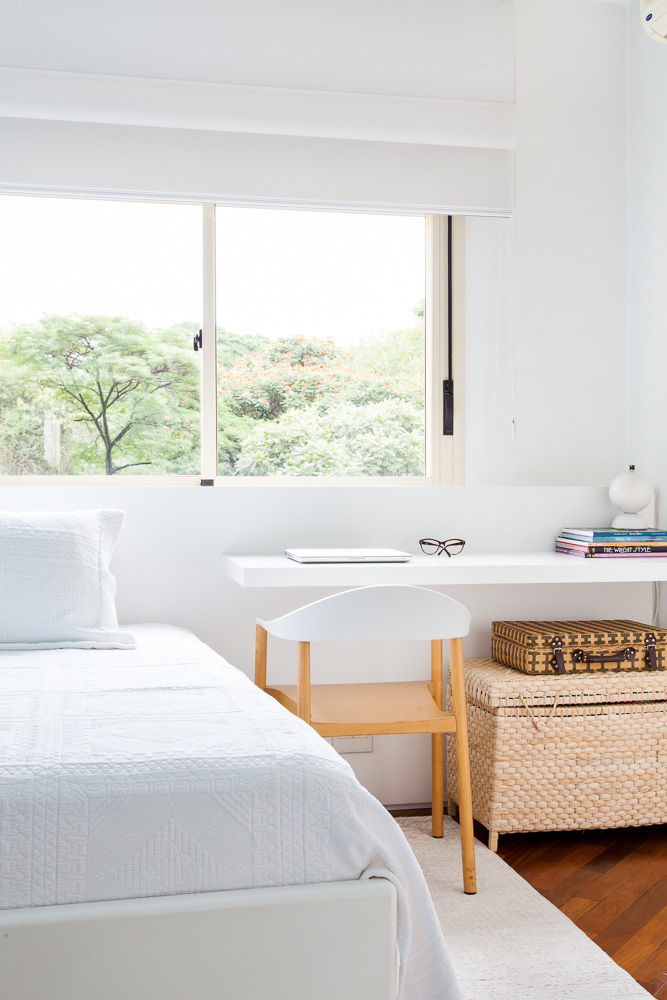 Apartamento Parque por mmagalhães estúdio, mmagalhães estúdio mmagalhães estúdio Kamar Tidur Modern