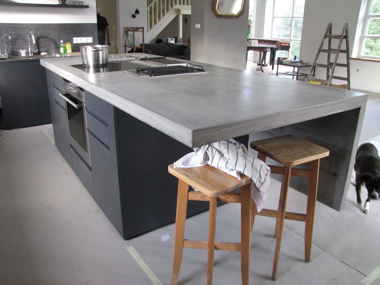 Betonowe wyspy kuchenne, Stańczyk Konstrukcje Stańczyk Konstrukcje Modern kitchen Bench tops
