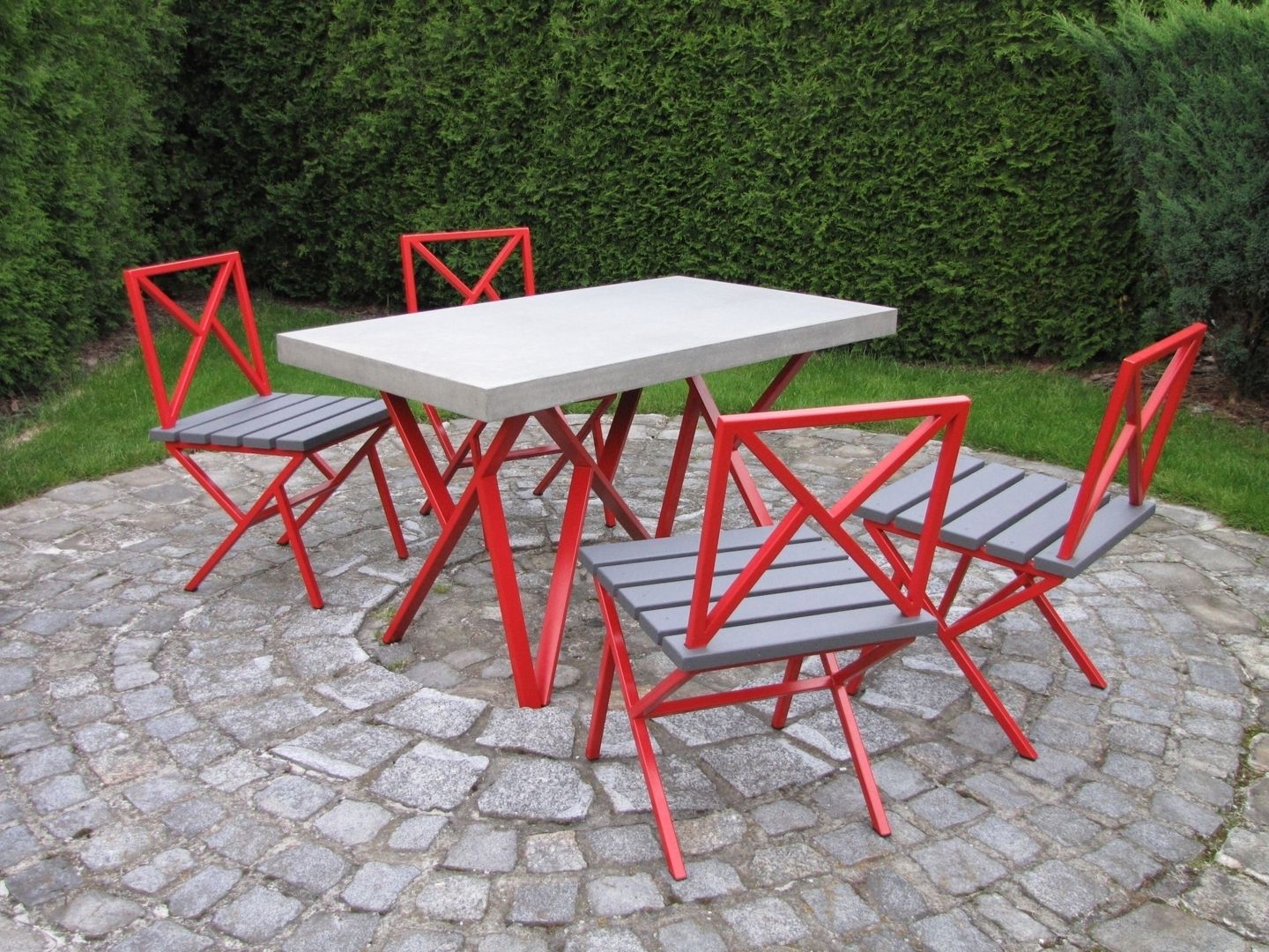Ogrodowe stoły, krzesła, komplety, Stańczyk Konstrukcje Stańczyk Konstrukcje Modern Bahçe Mobilyalar