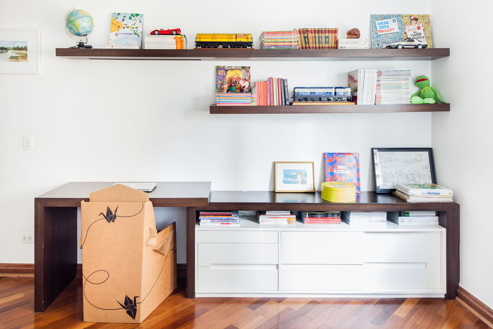 Apartamento Parque por mmagalhães estúdio, mmagalhães estúdio mmagalhães estúdio Chambre moderne