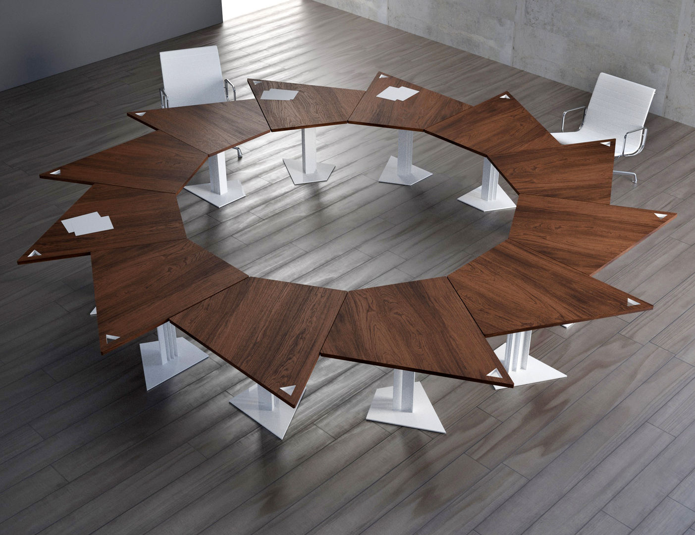 TRAP table consists of 12 units KAMBIAM (NeuroDesign Furniture for People) ห้องทานข้าว โต๊ะ