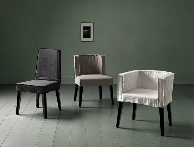Sillas , INVITO INVITO Minimalist dining room Chairs & benches