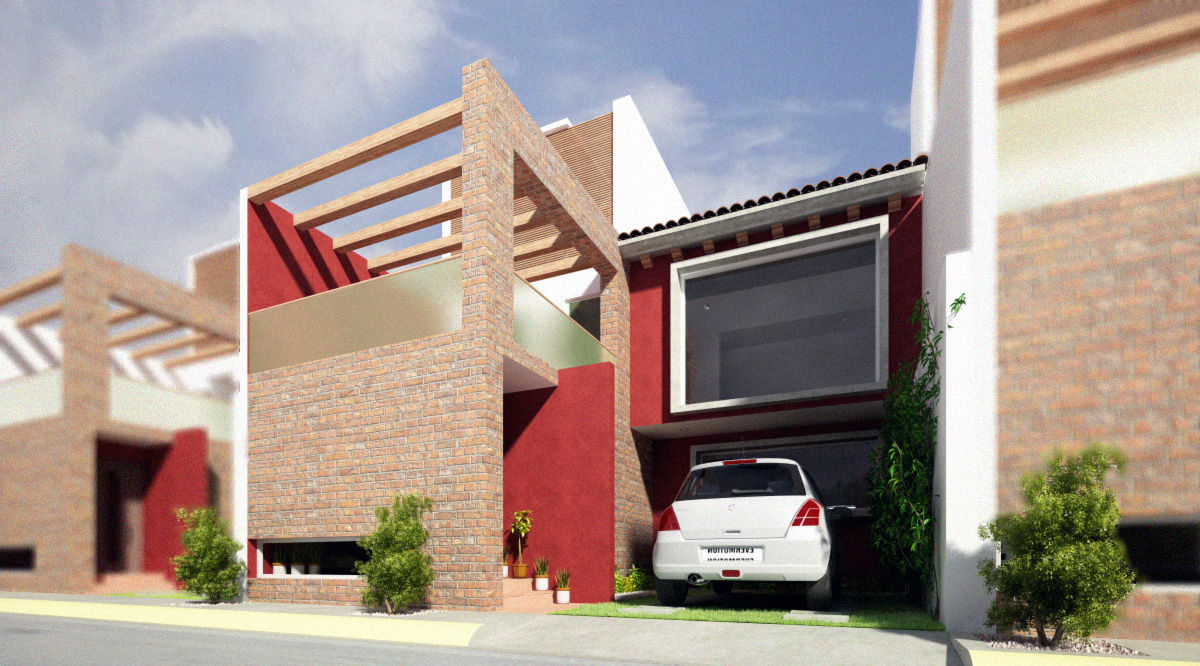 Fachada Principal homify Casas modernas