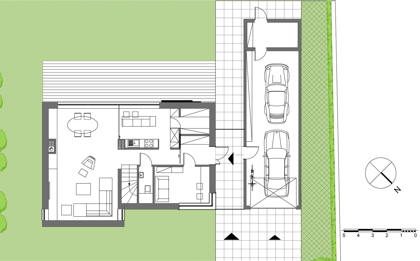 Dom w Kowanówku, Prodom Architektura i Konstrukcja Prodom Architektura i Konstrukcja Casas estilo moderno: ideas, arquitectura e imágenes