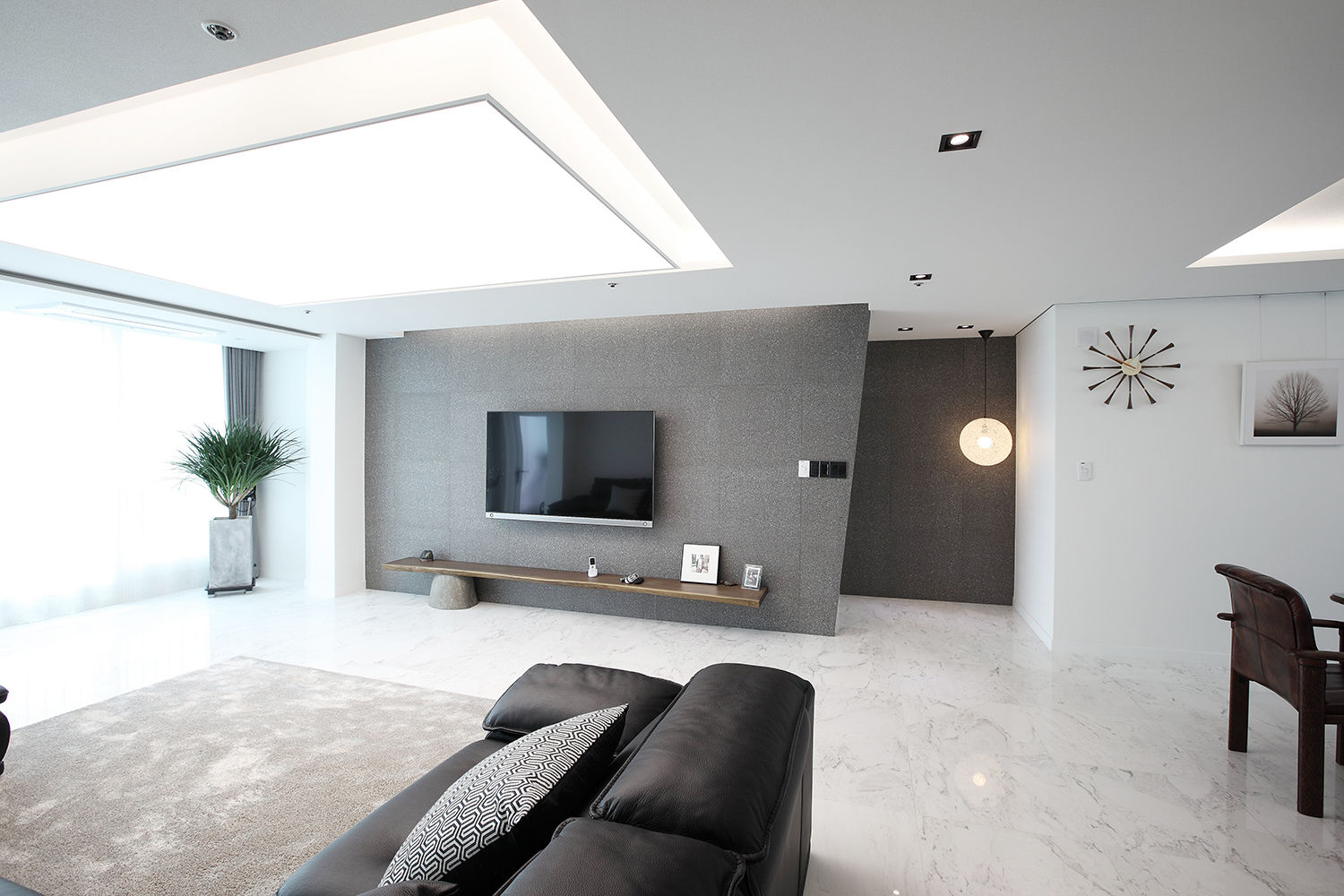 일산 강선마을 벽산아파트 58평형, MID 먹줄 MID 먹줄 现代客厅設計點子、靈感 & 圖片