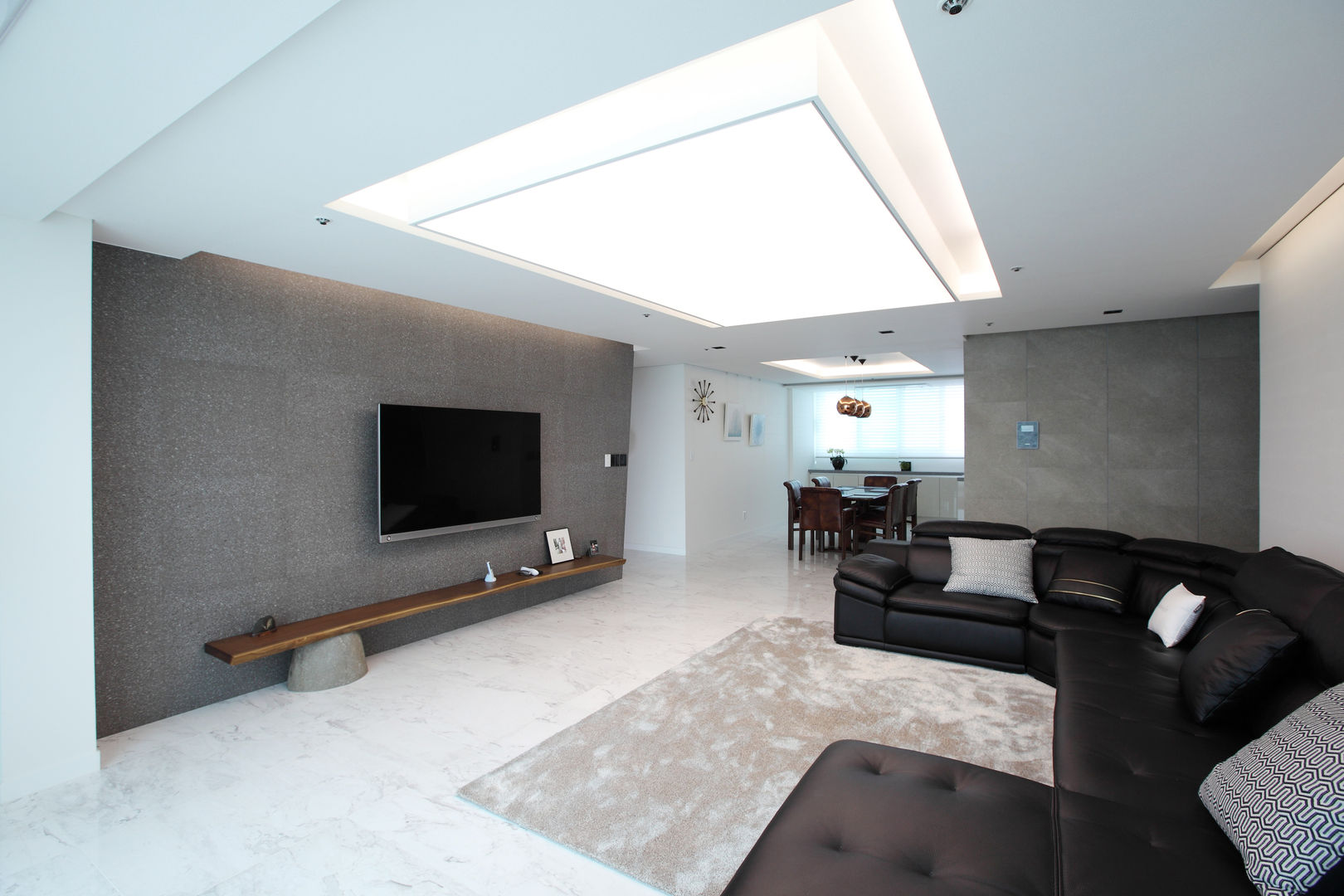 일산 강선마을 벽산아파트 58평형, MID 먹줄 MID 먹줄 Modern living room