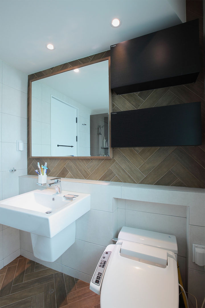 일산 강선마을 벽산아파트 58평형, MID 먹줄 MID 먹줄 現代浴室設計點子、靈感&圖片