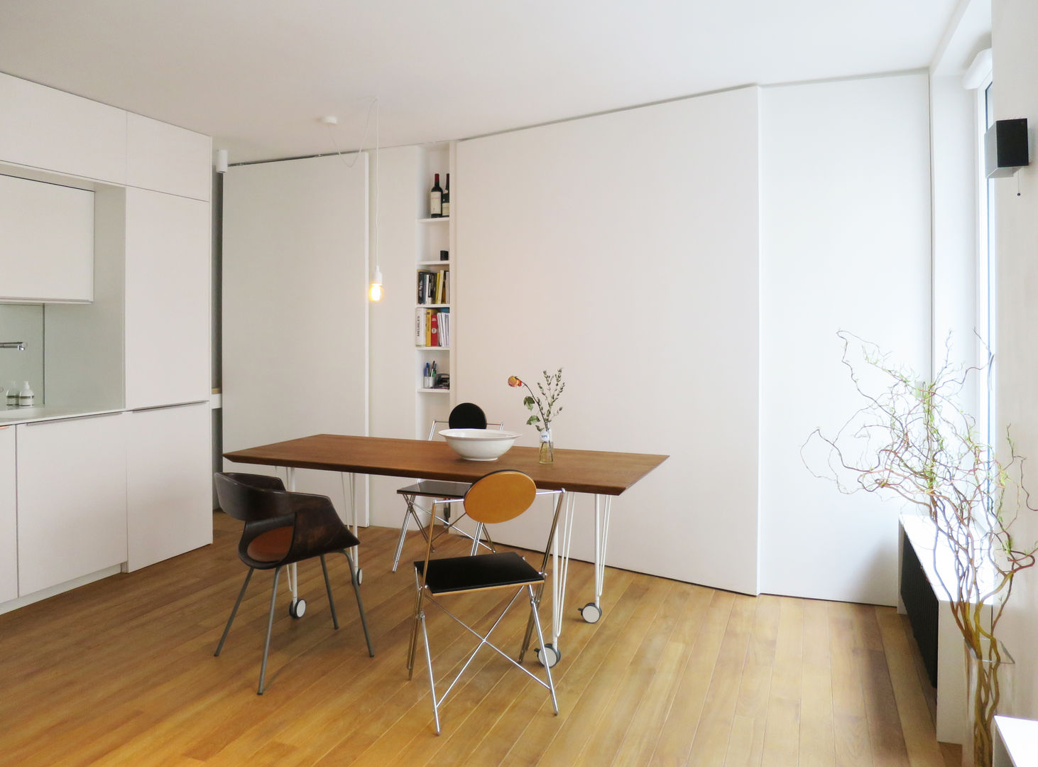 Pied-à-terre Parisien pour 3 dans un 31 m2, Studio Pan Studio Pan Dining room
