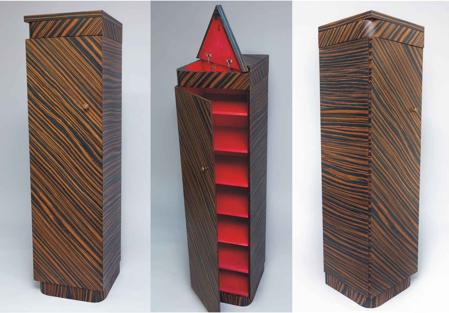 Shoe cabinet "TOTEM" Meble Autorskie Jurkowski ระเบียงและโถงทางเดิน ที่เก็บของ