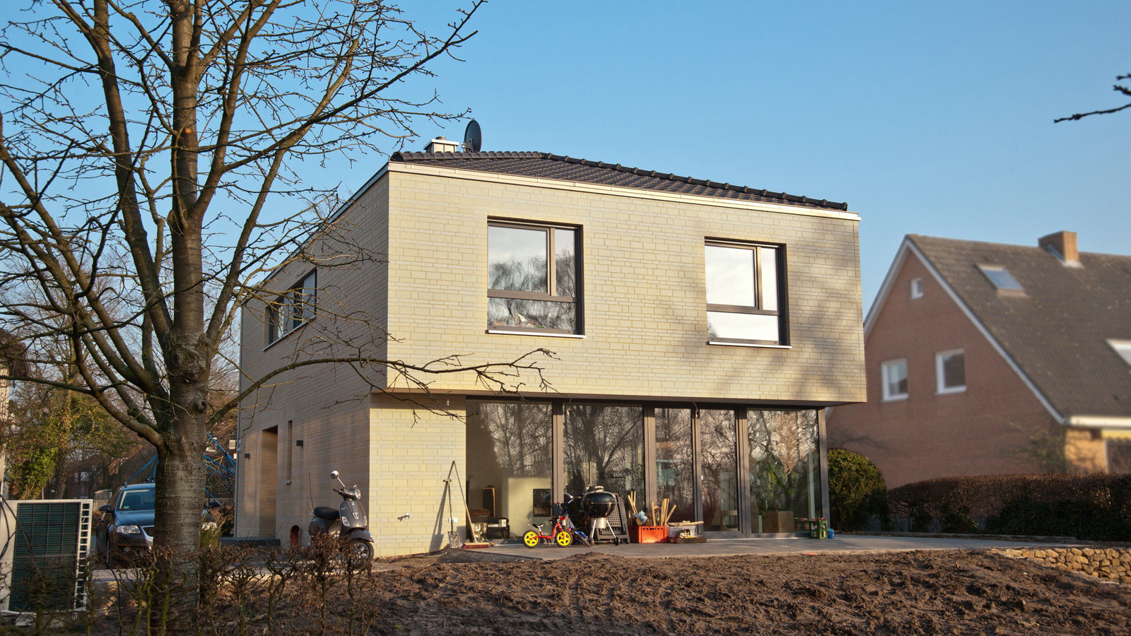 Modernes Einfamilienhaus in Münster, w+p architekten w+p architekten Modern houses