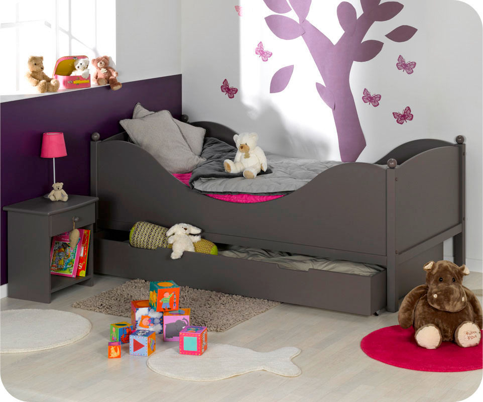 Chambre enfant color Taupe , Ma Chambre d'enfant.com Ma Chambre d'enfant.com Quartos de criança modernos Camas e berços