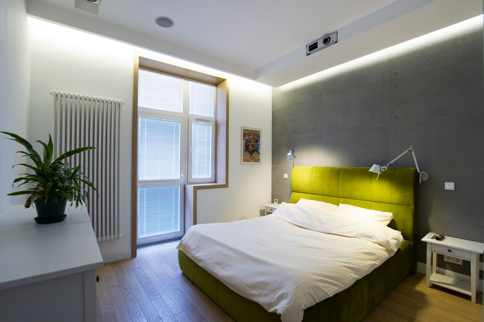 Projekt wnętrz apartamentu w kamienicy na krakowskim Kazimierzu, COOLDESIGN COOLDESIGN غرفة نوم