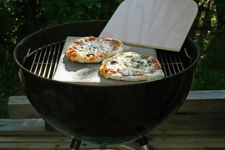 Pizza im Gartengrill homify Moderner Garten Feuerplätze und Grill