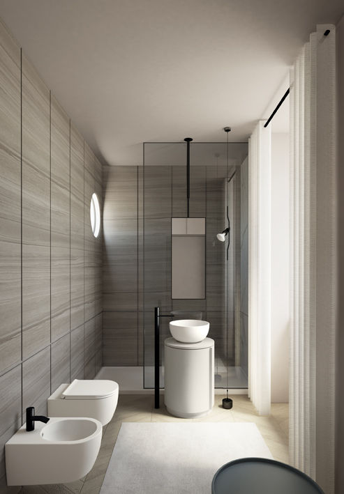 COLLEZIONE ARCADIA, Ceramica Cielo Ceramica Cielo Moderne Badezimmer