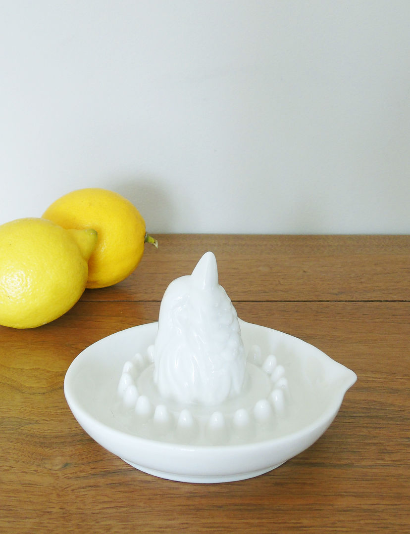 Ceramic Bird Lemon Juicer homify Cozinhas escandinavas Talheres, louça e copos