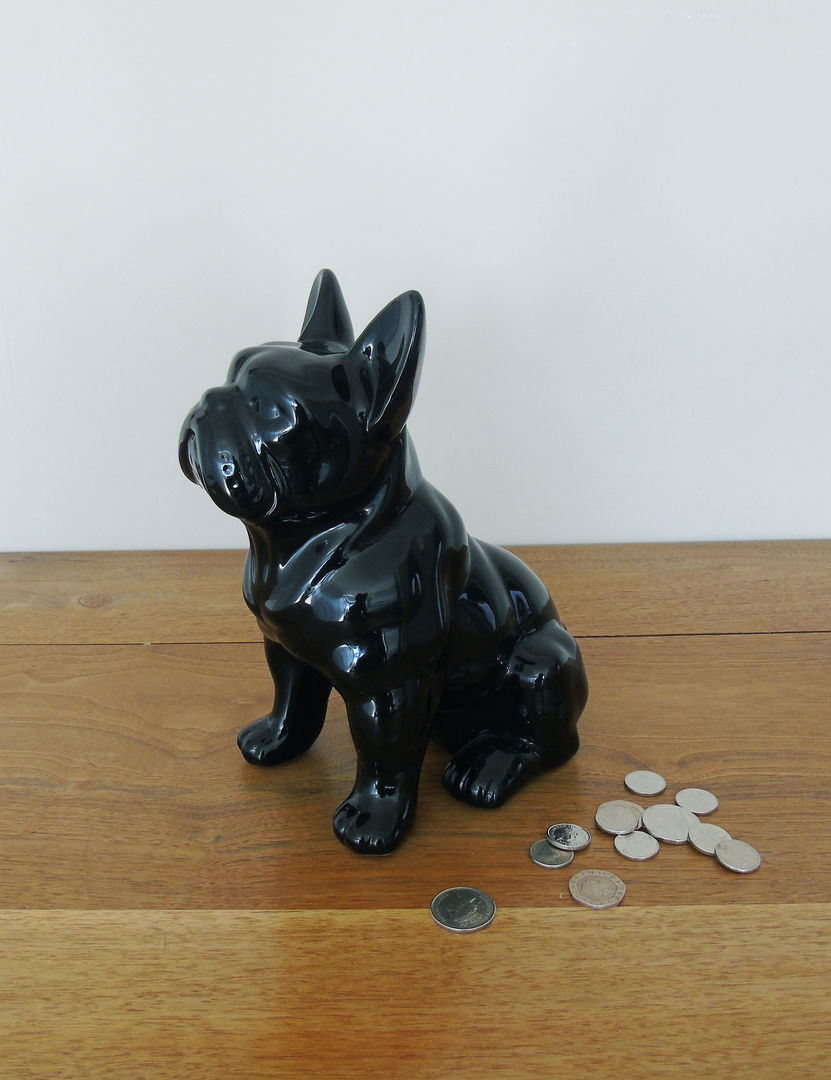 French Bulldog Ceramic Money Box homify Case moderne Accessori & Decorazioni