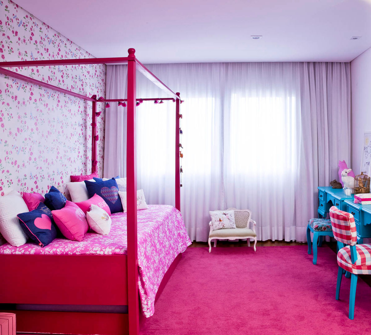 Apartamento Bairro de Higienópolis, CARMELLO ARQUITETURA CARMELLO ARQUITETURA ห้องนอนเด็ก เตียงเด็กและเปลเด็ก