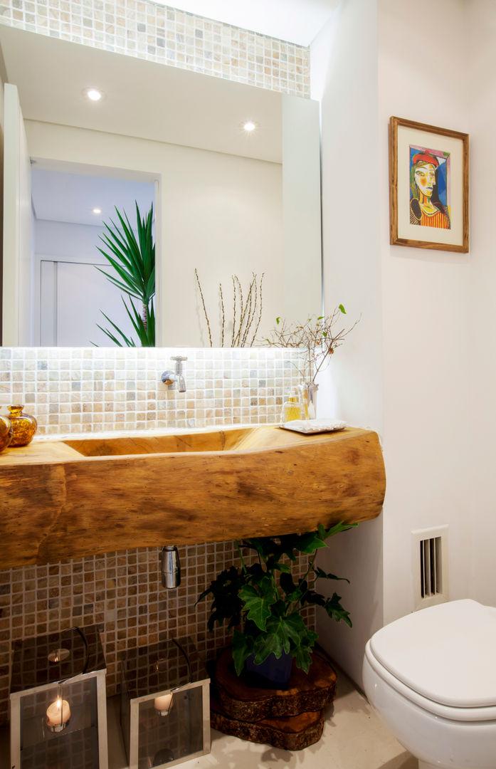 Shades of White, Helô Marques Associados Helô Marques Associados Rustic style bathroom