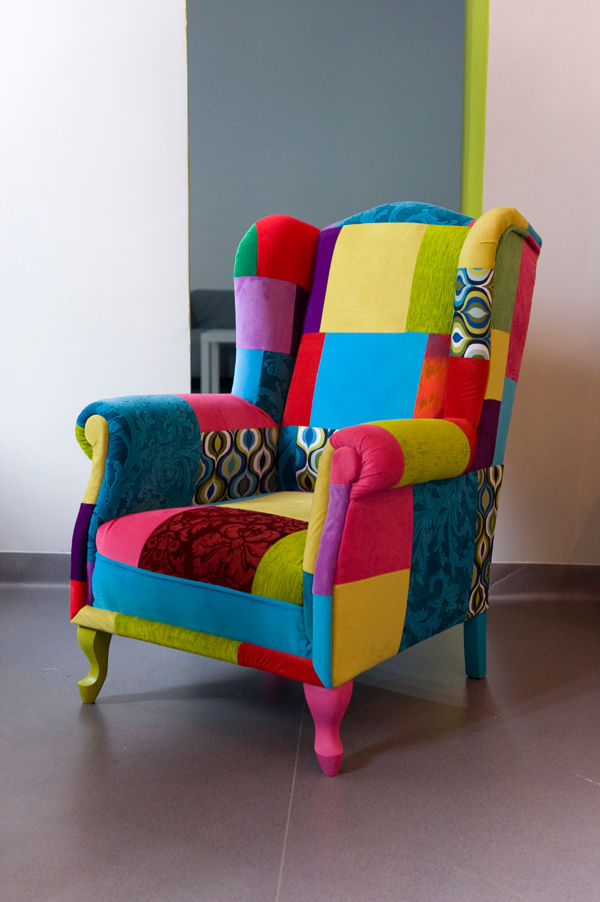 Uszak Patchwork, Juicy Colors Juicy Colors ห้องนั่งเล่น โซฟาและเก้าอี้นวม