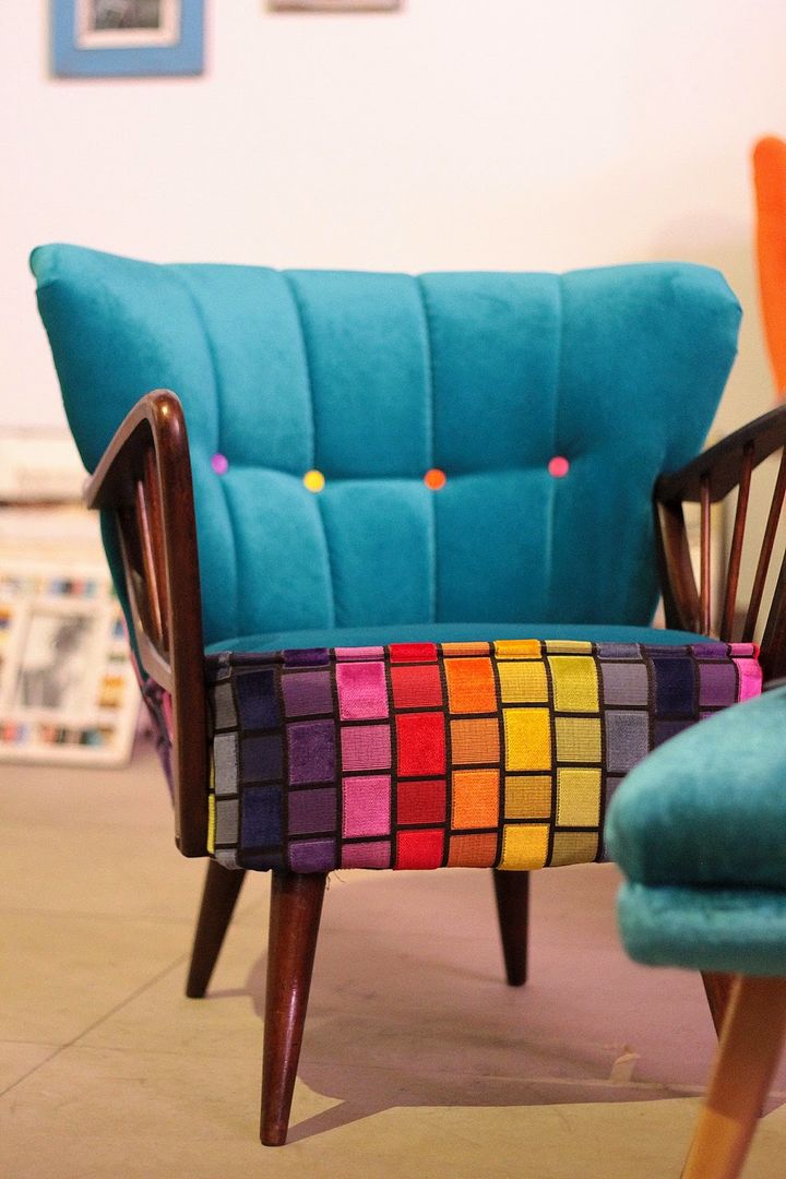 Fotel Klubowy Patchwork, Juicy Colors Juicy Colors Livings modernos: Ideas, imágenes y decoración Sofás y sillones