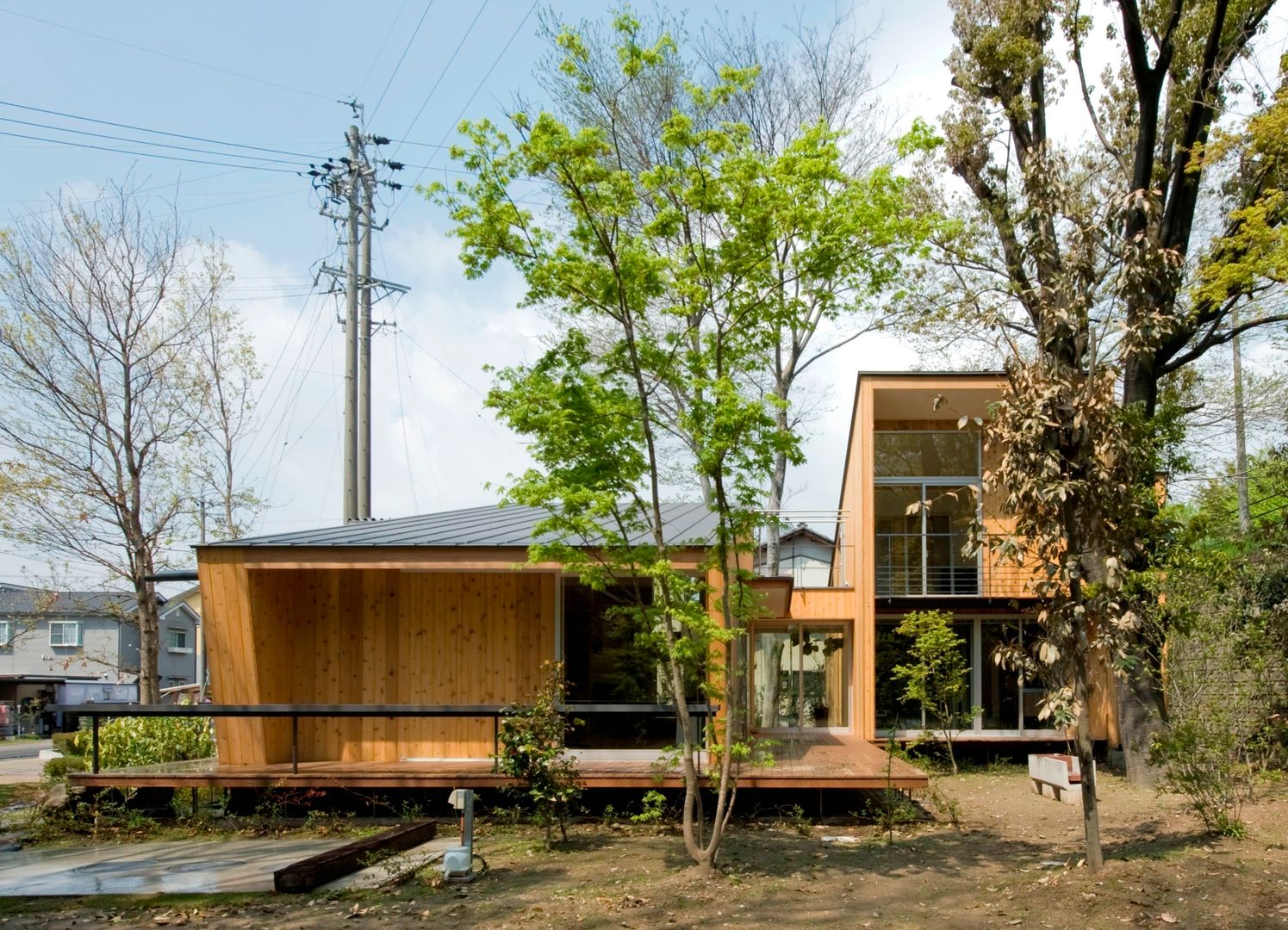 木立の家, IBC DESIGN IBC DESIGN Modern houses