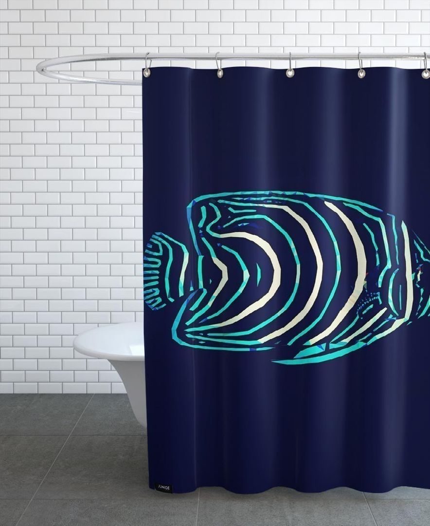 Bathroom Prints and Shower Curtains, JUNIQE JUNIQE Baños de estilo escandinavo Textiles y accesorios
