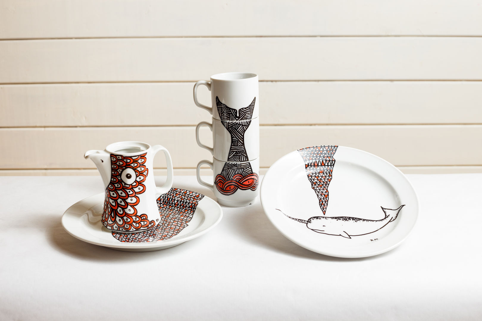 Porzellan Upcycling, Raummission Raummission Moderne keukens Bestek, servies & glaswerk