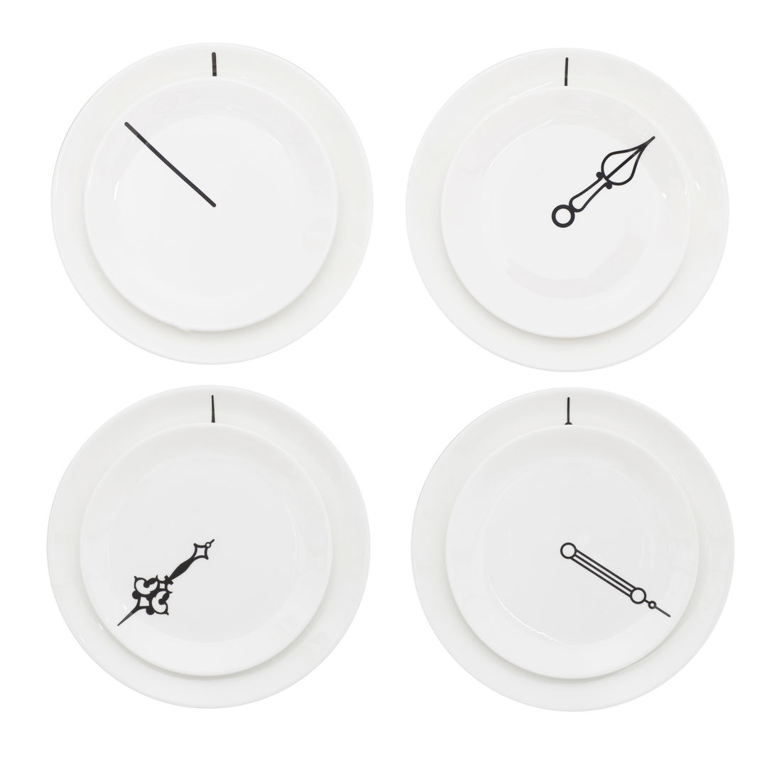 Plate sets overview Above and Beyond Sala da pranzo minimalista Stoviglie & Bicchieri