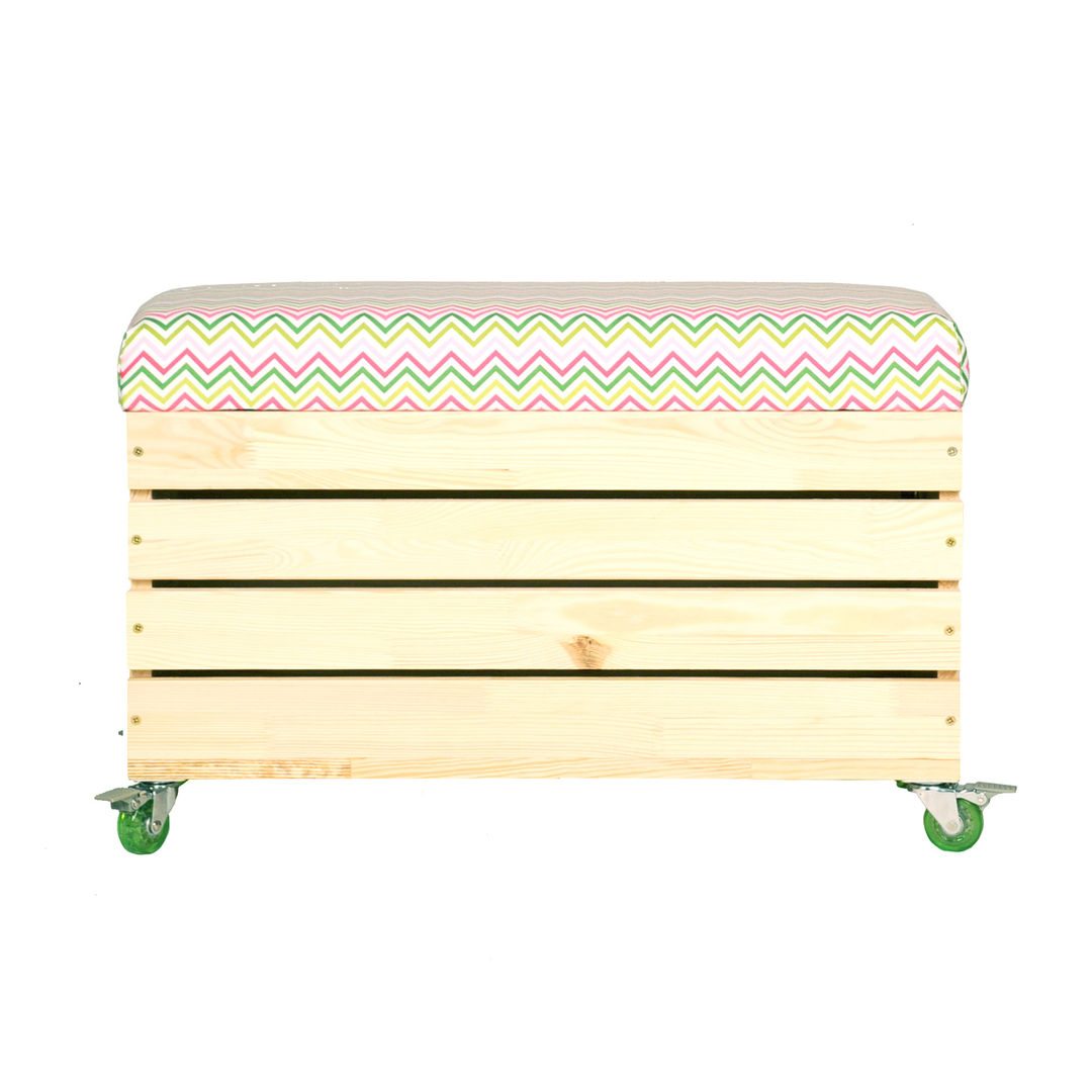 ​Wooden toy box “Watermelove”, NOBOBOBO NOBOBOBO Habitaciones para niños de estilo escandinavo Almacenamiento