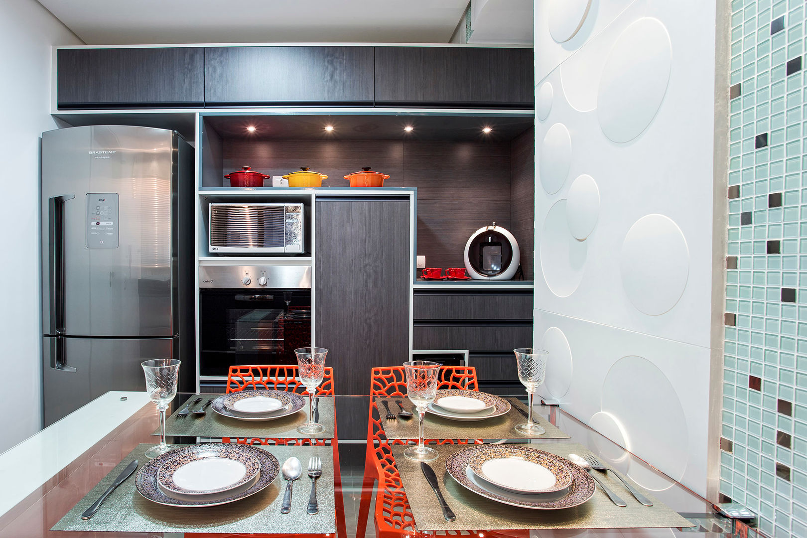 Apartamento Chácara Klabin (SP), Amanda Pinheiro Design de interiores Amanda Pinheiro Design de interiores Modern kitchen