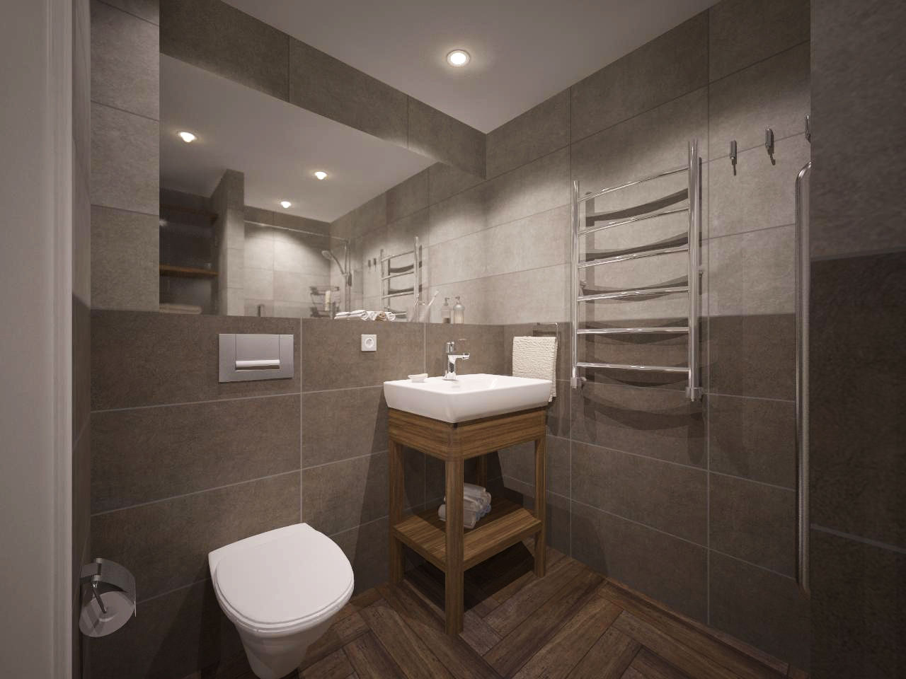 homify Modern Bathroom