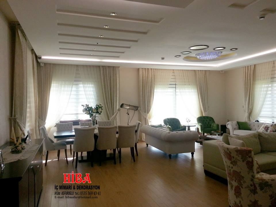 Dr. Olgun Karazincir Villası, Hiba iç mimarik Hiba iç mimarik Living room