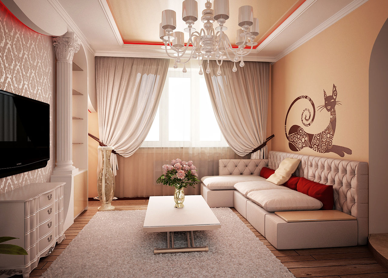 Двухкомнатная квартира. Часть, Инна Михайская Инна Михайская Living room