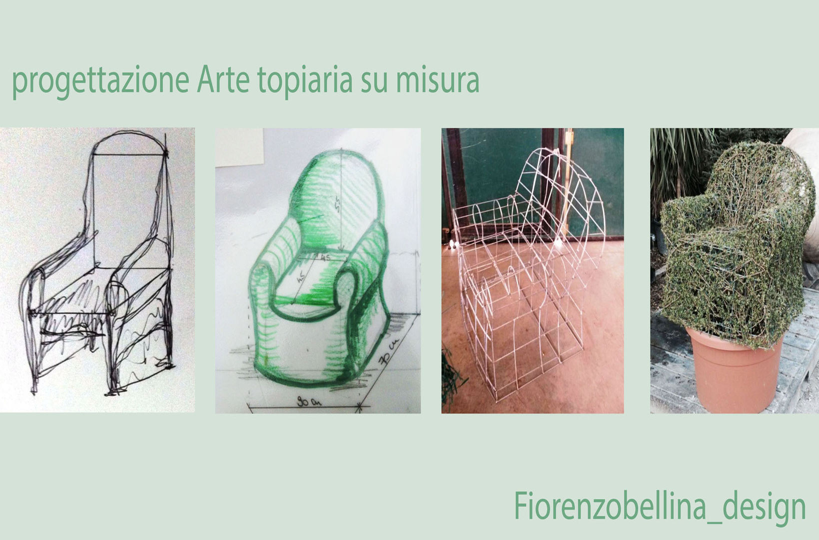 L'utilizzo dell'Arte Topiaria: Grande tradizione del giardino all'Italiana, Fiorenzobellina-lab Fiorenzobellina-lab Jardins ecléticos